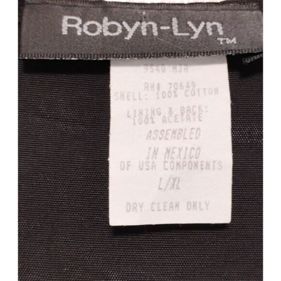 90s Robyn-Lyn Vest L Patchwork USA Flag Patriotic Red White Blue Vintage 4th - Picture 3 of 5